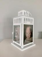 Lantaarn met eigen foto, Enlèvement, Blanc, Bougie