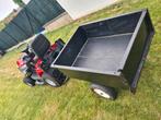 Zitmaaier met aanhangwagen castelgraden, Tuin en Terras, Ophalen, Gebruikt, Cas, Opvangzak