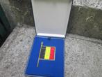 Belgie Militair ABBL geborduurd vaandel Veldtocht 1914/1918, Verzamelen, Ophalen of Verzenden