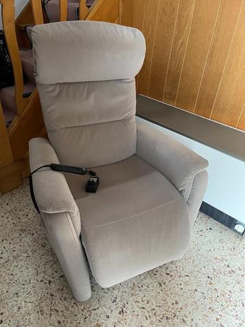 electrische relax zetel, Enlèvement, Comme neuf, Une personne, Tissus