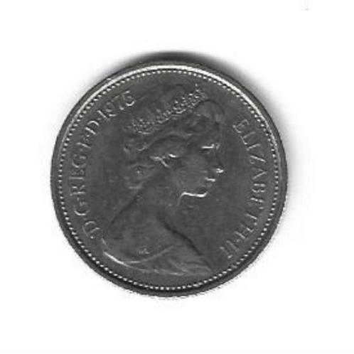 Munt UK 5 New Pence (Elisabeth II) 1975 Pr, Timbres & Monnaies, Monnaies | Europe | Monnaies non-euro, Monnaie en vrac, Autres pays
