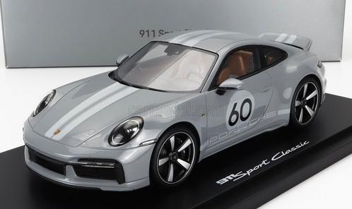 Porsche 911 - 992 Sport Classic - 1/18 Spark, Hobby en Vrije tijd, Modelauto's | 1:18, Nieuw, Auto, Overige merken