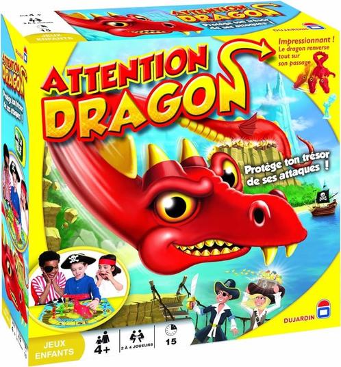 Attention Dragon, Hobby & Loisirs créatifs, Jeux de société | Jeux de plateau, Utilisé, 1 ou 2 joueurs, Trois ou quatre joueurs