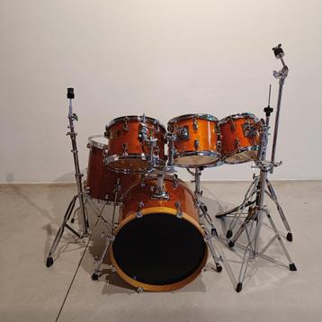 Jazz Bop Funk drumstel  (maple orange mist) 6 delig