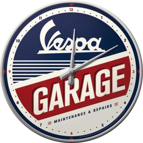 Vespa garage klok en veel andere mooie reclame kado klokken, Collections, Marques & Objets publicitaires, Neuf, Ustensile, Enlèvement ou Envoi