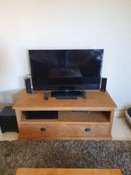 Tv meubel, Huis en Inrichting, Ophalen, 100 tot 150 cm, Teakhout, Zo goed als nieuw