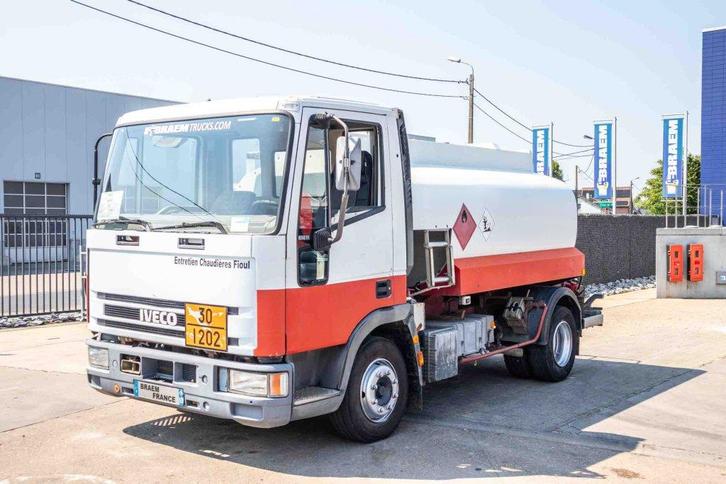 Iveco 85E15+ CITERNE 5000 L, Autos, Camions, Entreprise, Achat, Iveco, Autres carburants, Boîte manuelle, Blanc, Propulsion arrière