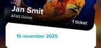 Jan Smit live in Afas Dome LAATSTE TICKETS