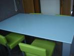 Keukentafel glas, Ophalen, 50 tot 100 cm, Vijf personen of meer, 150 tot 200 cm