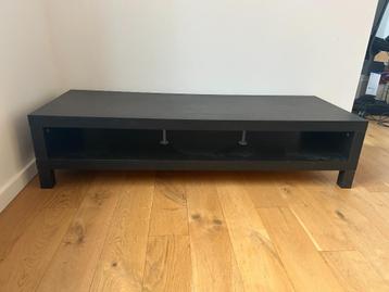 Table basse noire ikea, 100 à 150 cm, Moins de 50 cm, Enlèvement, Utilisé