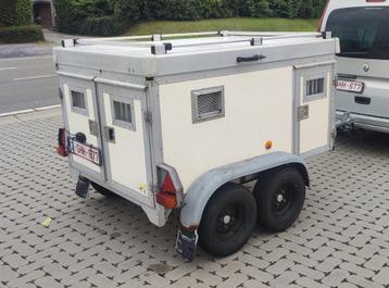 Tandem WT metal 3 hondenaanhanger 