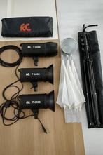 Studiofotografie flitsset, Audio, Tv en Foto, Fotografie | Fotostudio en Toebehoren, Ophalen, Zo goed als nieuw
