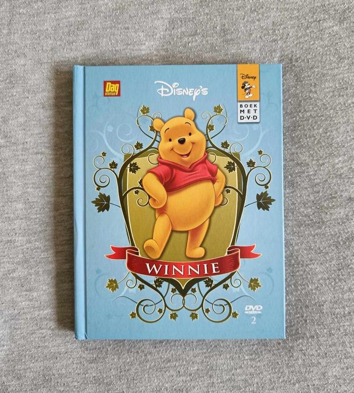 Boek + DVD - Winnie De Poeh - Disney - Mijn Beste Vriend -€3, Boeken, Sprookjes en Fabels, Gelezen, Ophalen