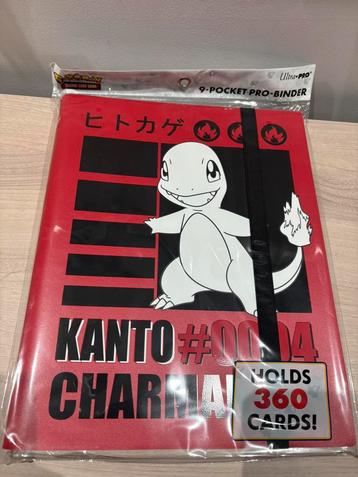 Kanto Charmander 9-Pocket Pro Binder-Portfolio beschikbaar voor biedingen