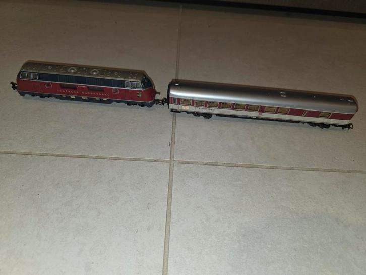Modeltreinset DB V200 met Speisewagen, Hobby en Vrije tijd, Modeltreinen | N-Spoor, Zo goed als nieuw, Analoog, Ophalen