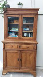 armoire en bois de pin en 2 parties H 203 cm, Maison & Meubles, Armoires | Buffets, Enlèvement, Utilisé, Pin