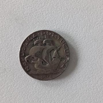 2,5 escudos zilver portugal 1944