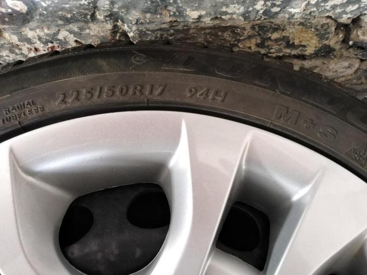 ROUES AVEC PNEUS HIVER DUNLOP POUR BMW X1 E84, Autos : Pièces & Accessoires, Pneus & Jantes, Pneu(s), Pneus hiver, 17 pouces, 225 mm