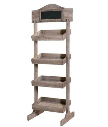 Présentoir Héritage pin vieilli, Enlèvement, Utilisé, Armoire