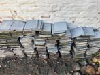 Blauwe steen tegels 20x20 gratis op te halen, Enlèvement, Utilisé
