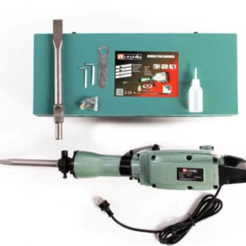 Professionele sloophamer 2200w + beitels, Doe-het-zelf en Bouw, Schaafmachines, Ophalen of Verzenden