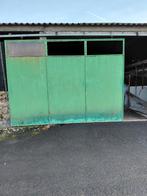 Metalen poort loods, Ophalen, Gebruikt, IJzer