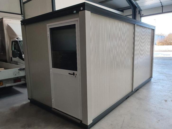 Prefab unit / keetwagen / bureel / geisoleerd tweedehands, Collections, Collections Autre, Envoi