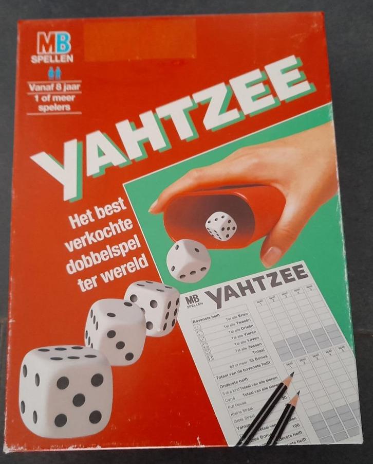 YATHZEE - klassiek, Hobby en Vrije tijd, Gezelschapsspellen | Bordspellen, Ophalen of Verzenden