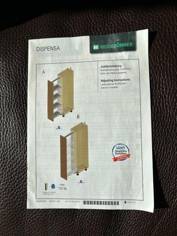 Kesseböhmer Dispensa - Hoge kolom die op de gevel schuift,  beschikbaar voor biedingen