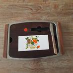 Vintage kaasplankje & charcuterie/ jaren 70, Ophalen of Verzenden
