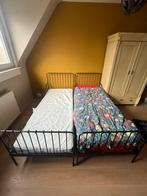 2 meegroeibedjes Minnen van ikea, Smeedwerk/ oriental, Une personne, Utilisé, Noir