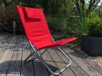 Chaise de camping ou chaise de plage, Ophalen, Zo goed als nieuw, Metaal, Inklapbaar
