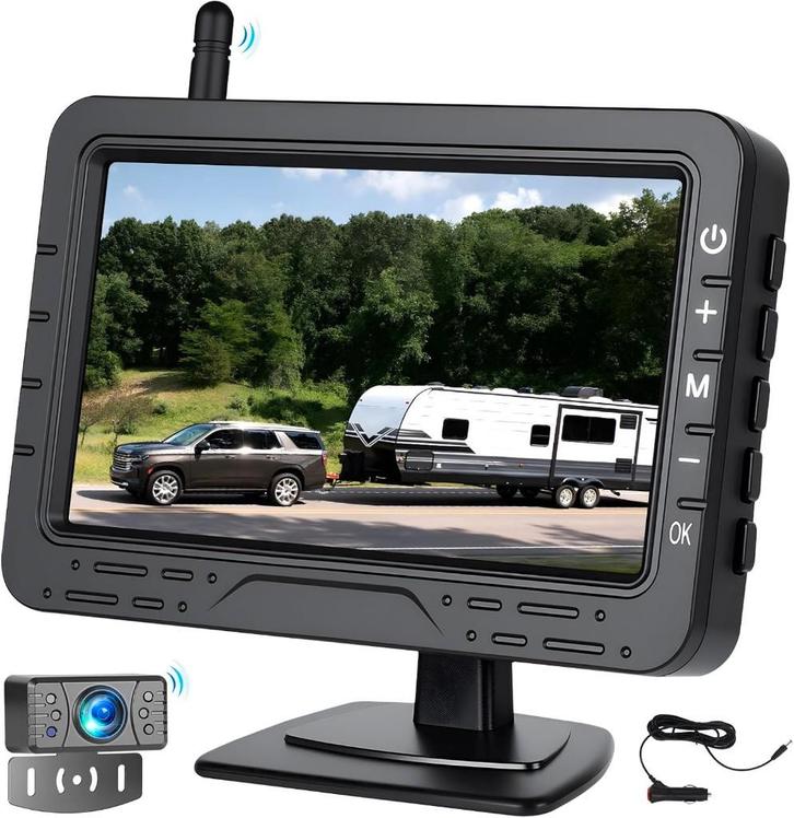 (1) CAMECHO IP68 draadloze achteruitkijkcamera, Auto diversen, Achteruitrijcamera's, Nieuw, Draadloos, Ophalen of Verzenden