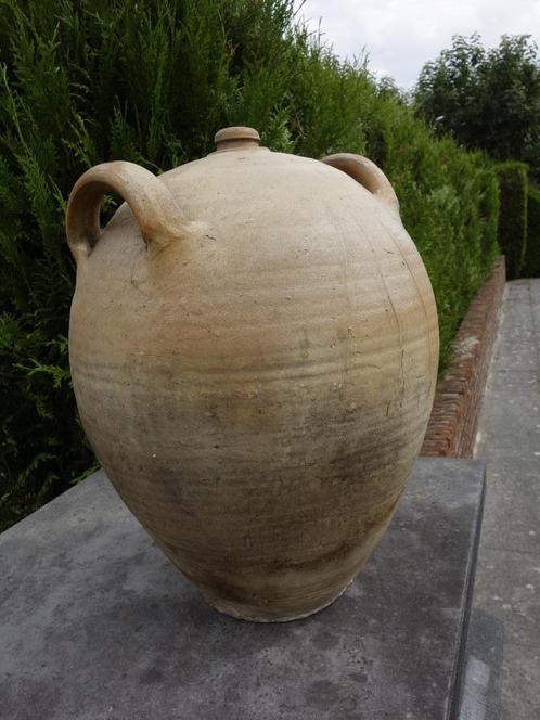 Franse kruik oud hand gedraaide aardewerk 19è eeuw., Antiek en Kunst, Antiek | Keramiek en Aardewerk, Ophalen