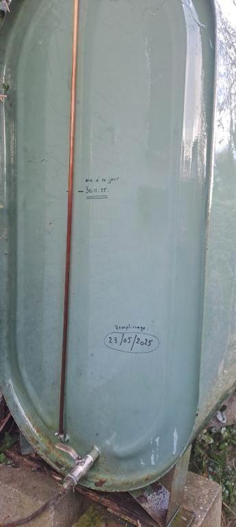 Cuve à mazout 1000l contenant 500l de mazout de chauffage, Doe-het-zelf en Bouw, Verwarming en Radiatoren, Gebruikt, Overige typen