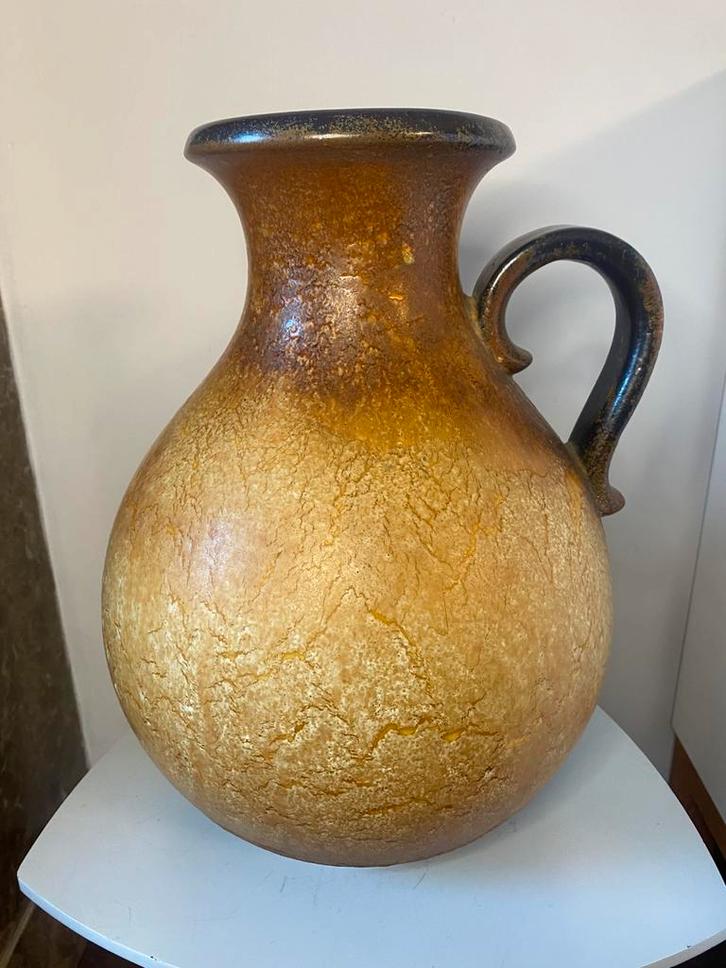 Vase de sol vintage Fat Lava Scheurich, Antiquités & Art, Antiquités | Vases, Enlèvement ou Envoi