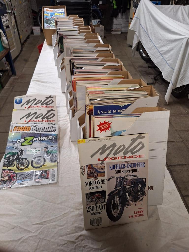 Revue Moto Légende, Enlèvement