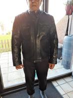 Dubbel gelaagde lederen jas gewoon of op de moto, Enlèvement