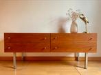 Vintage ladekast, Huis en Inrichting, Ophalen, Gebruikt, 100 tot 150 cm, Mid century modern