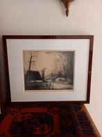 Prachtige ets genummerd en gesigneerd., Antiek en Kunst, Kunst | Etsen en Gravures, Ophalen