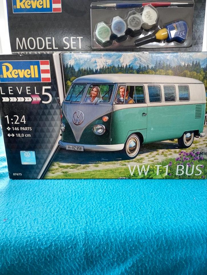 VW T1 modelbouwset, Hobby en Vrije tijd, Modelauto's | 1:24, Ophalen of Verzenden