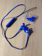 Ecouteurs bleus bluetooth avec fil, Enlèvement, Bluetooth, Neuf