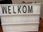 Lichtbak met letters, Huis en Inrichting, Ophalen, Zo goed als nieuw