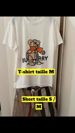 T shirt/ short burberry, Comme neuf, Enlèvement ou Envoi