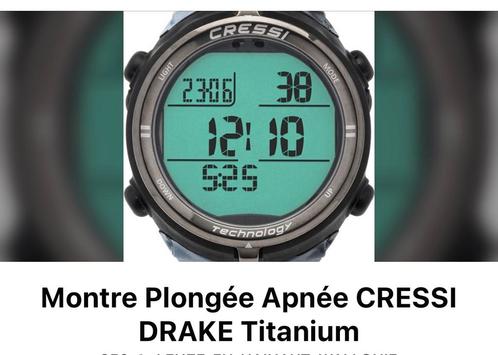 Montre de plongée - apnée CRESSI, Sports nautiques & Bateaux, Plongée en apnée, Enlèvement ou Envoi