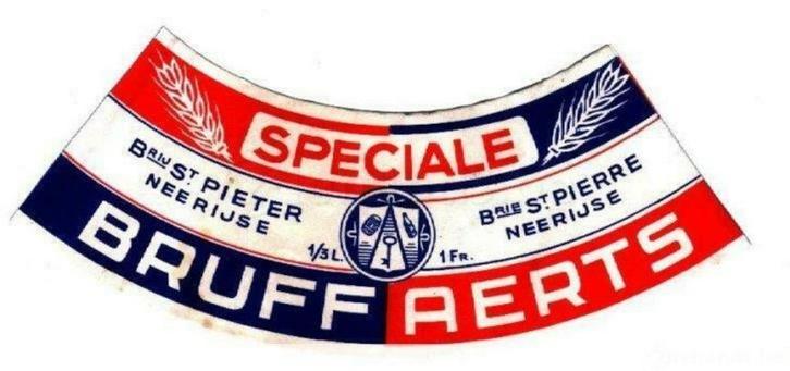 ancienne étiquette de bière Special Bruffaerts, Collections, Marques de bière, Neuf, Autres types, Autres marques, Enlèvement ou Envoi