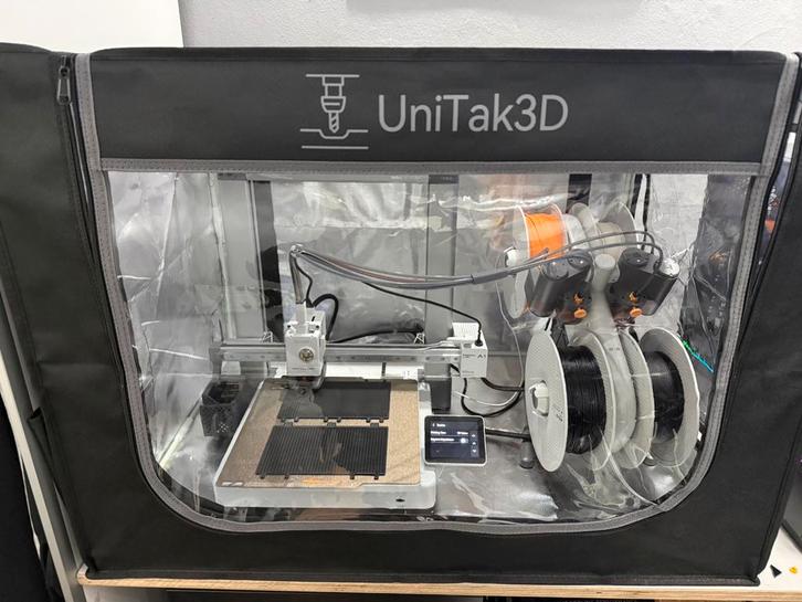 Bambu lab A1 combo 114uur + Nieuwe Creality dryer & Extra’s, Computers en Software, 3D Printers, Zo goed als nieuw, Ophalen