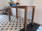 Table haute en bois (sheesham) massif, 50 tot 100 cm, 150 tot 200 cm, Gebruikt, Ophalen