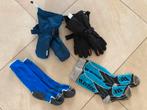2 paar Ski Wanten en 2 paar kousen 7-8 jaar, Ophalen, Gebruikt, 122 t/m 128, Handschoenen