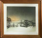 Litho winterlandschap met heuvels naar Valerius De Saedeleer, Ophalen